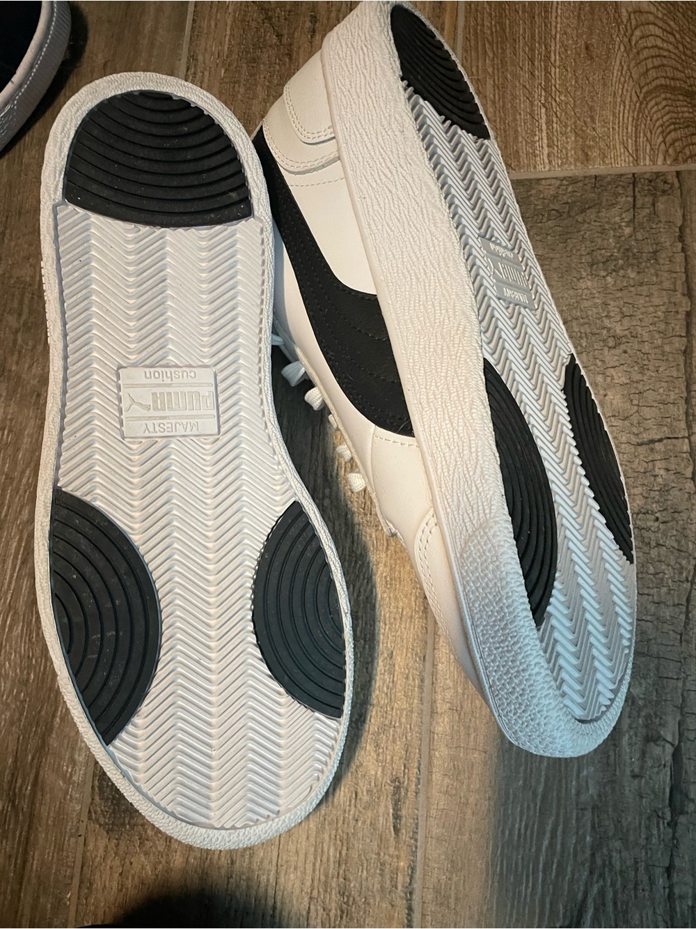 Puma Ralph Sampson Men's White Sneakers with Black Formstrip - Picture 3 of 5